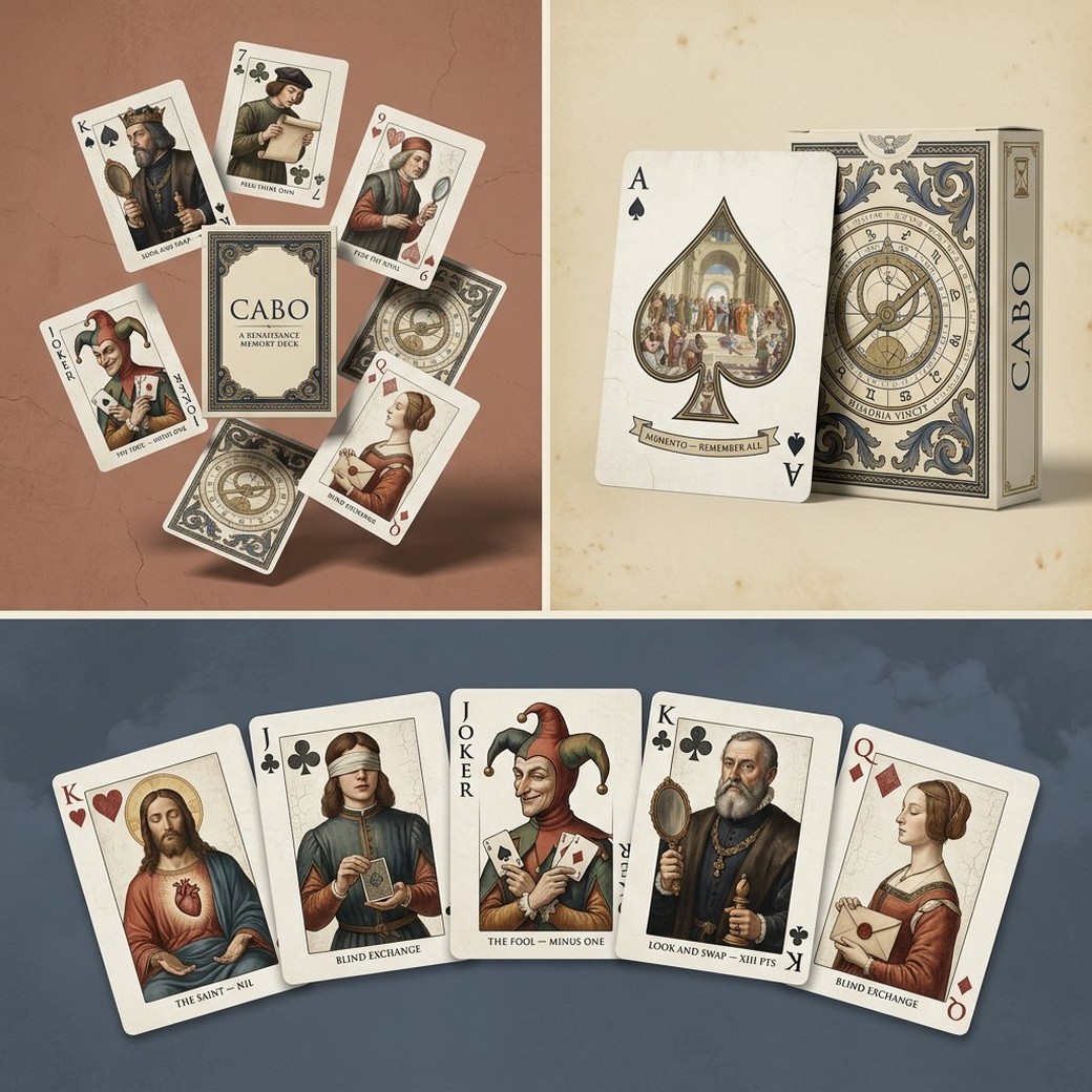 Cabo Cards - A Renaissance Memory Deck